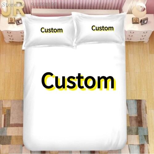 3D Digital Printing Custom Bedding Set. Submit Any Artwork, Design, Picture Single Double Queen King Size Microfiber Bedclothes