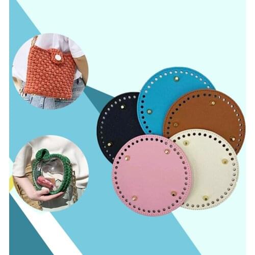 Round Bottom Shaper Rivets Bag Crocheting Hand-woven DIY For Hand-made Cushion Pad - 15cm Bags Bag Supplies