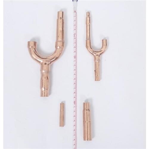 Midea FQZHN 01/02/03/04/05C Central Air Conditioning Fittings Y Tee Copper Pipe Parts A/C copper parts splitter manifold