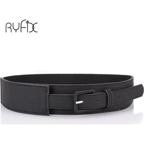 Hot Fashion wide Faux leather belt elastic belts for women dress BL202