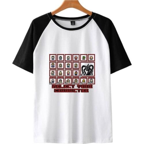 2019Monster story mans T-shirt Print t shirt Aesthetic Male Casual Short Sleeve splice Tops 4XL