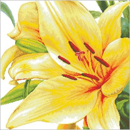 Calla lily patterns Counted Cross Stitch 11CT 14CT 18CT DIY Chinese Cross Stitch Kit Embroidery Needlework Sets