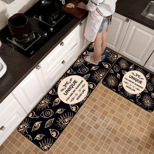 Morocco Style Geometric Kitchen Mats Bathroom Area Rugs Tapete Absorbent Living Room Floor Door Mat Non-Slip Kitchen Carpets