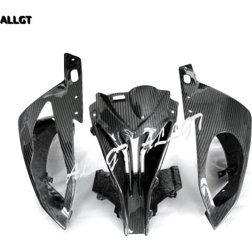 Real Carbon Fiber for BMW S1000RR 2015 2016 2017 Front Nose Air Intake Fairing 3 Parts 3K twill