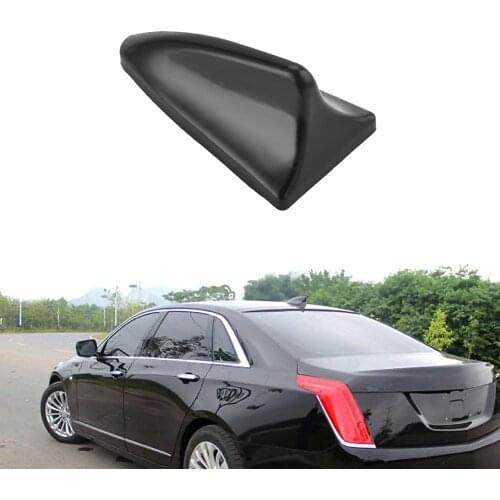 New Auto Car Roof Dummy Shark Fin Antenna Decorative Black Car Antenna Aerial Decoration Sticker For Universal