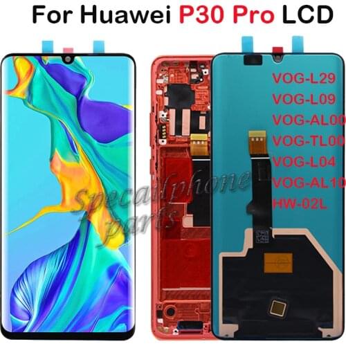 Original 6.47'' LCD for Huawei P30 Pro LCD Display Touch+Screen Digitizer Assembly Replaceme for Huawei P30 Pro LCD VOG-L09 L29
