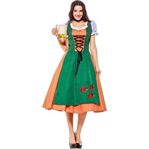 Beer Woman Bavarian Beer Girl Costume Sexy Oktoberfest Festival Carnival Party Fancy Dress Halloween Costume For Women