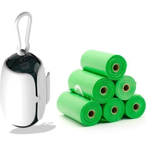 Portable Dog Poop BagsDispenser Pick Up Poop Bag Holder Pet Dog Accessories