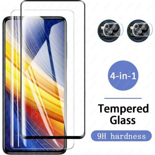 Protective Glass on For xiaomi poco x3 Pro NFC F3 M3 Screen Protectors Film camera lens Safty poko x3pro x3nfc Tempered glass