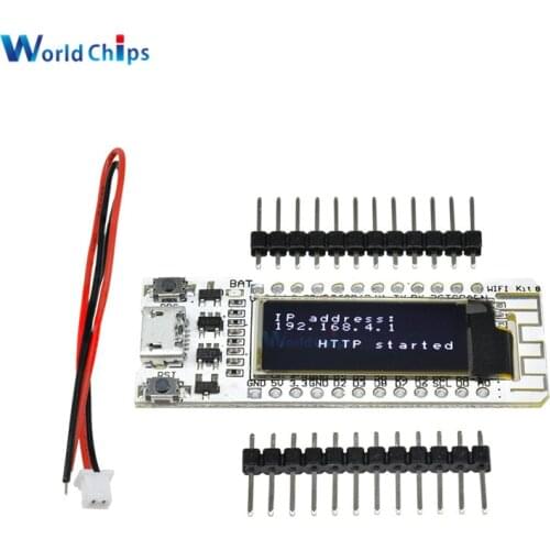 0.91'' ESP8266 WIFI Chip 0.91 inch OLED CP2014 32Mb Flash ESP 8266 Module Internet of things Board PCB NodeMcu for Arduino IOT