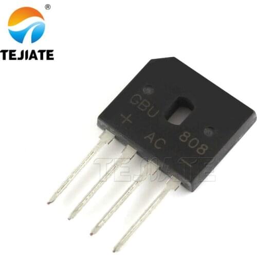 5Pcs GBU808 800V 8A power Diode Bridge Rectifier DIP4