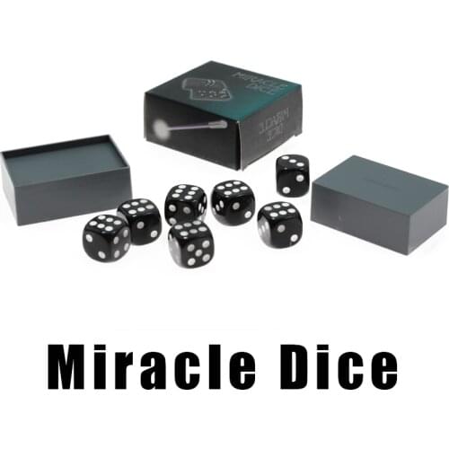 Miracle dice Dynamic Dice Magic Tricks tour de magie Close Up Illusion Gimmick Props Classic toys Comedy