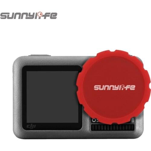 Sunnylife Silicone Lens Cover For DJI OSMO Action 2pcs Skid-Proof Scratch-Proof Dust-Proof Durable Camera Lens Protection