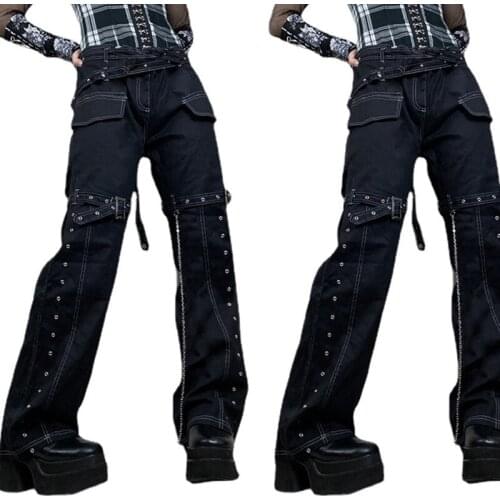 COCKCON Women's Straight Trousers