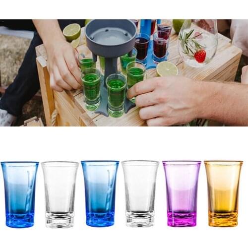 6 Shot Glass Dispenser Liquor Dispenser Accessories Dispenser Bar Dispenser Accessory Gifts Glass Games Drinking Portable P H7R7