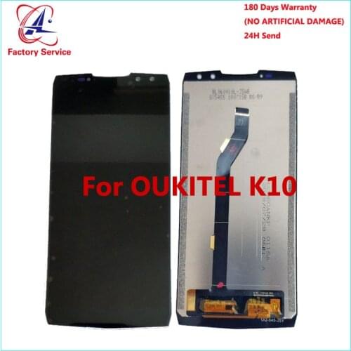 For 100% Original OUKITEL K10 LCD Display+Touch Screen Panel Digital Replacement Parts Assembly 6.0 inch 2160x1080P