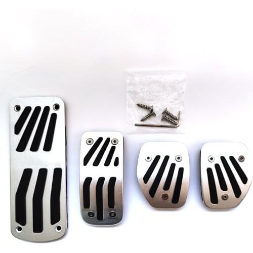 For Peugeot 2008 207 CC SW GTI/RC 208 GTI 308CC AT/MT STD Pedal Pedale Car Sytling Covers Footrest Pad Accessories