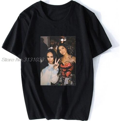 Jhene Aiko X Kehlani X Big Sean Custom Design Print For Men Women Cotton T Shirt Summer Tshirt Hip Hop Tees Harajuku Streetwear