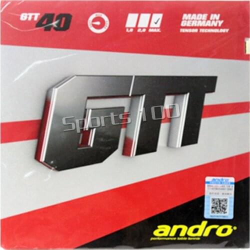 Andro GTT40 GTT45 Pimples In Table Tennis Rubber Pips-In Ping Pong Sponge Tenis De Mesa