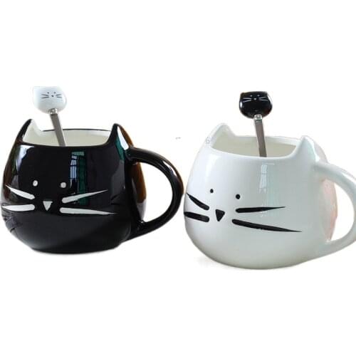 Ceramic Cute Cat Mugs Lovers Coffee Mug Tea Milk Cups