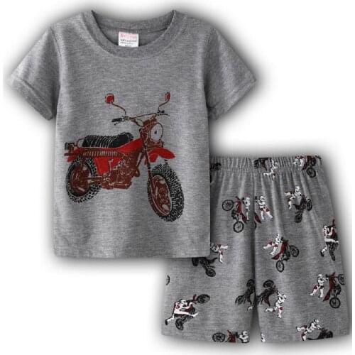 Summer Kids Girls Pajamas Sets Printing Pyjamas Baby Sleepwear Boys Cotton Nightwear Homewear Cartoon Toddler Children Pijamas