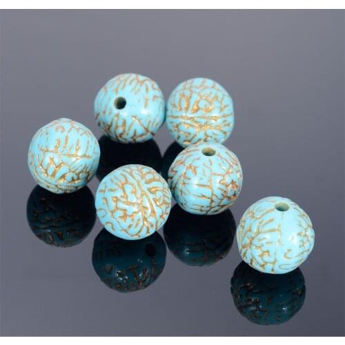 Miasol 40 Pcs/Lot Fluted Corrugated Stripe Round Antique Design Spacer Charm Loose Beads For Diy Jewelry Making Findings