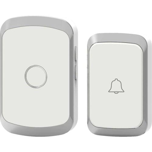 New Wireless Waterproof Doorbell 300m Range US EU UK Plug Home Intelligent Door Bell 36 Ring Bell Chimes 1 Button 1 Receiver