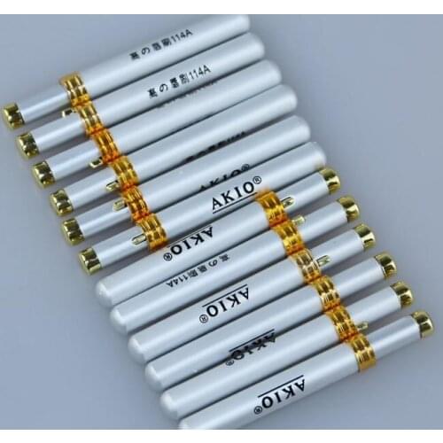 Wholsale Metal color retractable Lip brush pen as balm Lip Gloss Brush for lipstick cosmetic brush tools make up props