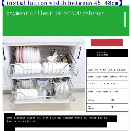 Colgar En La Ducha Organizador Armario Cocina Keuken Pantry Cucina Stainless Steel Organizer Rack Cuisine Kitchen Cabinet Basket