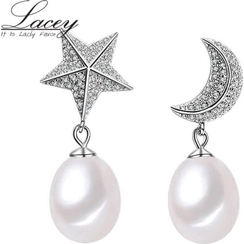 QIXIZHUYAN Pearl Earrings