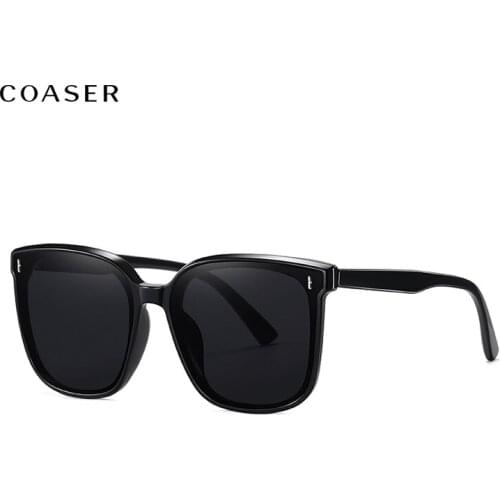 Vintage Square Womens Sunglasses Polarized,Fashion Square Rectangle Driving Mirror Glasses,Men Luxury Brand Designer Eyewear