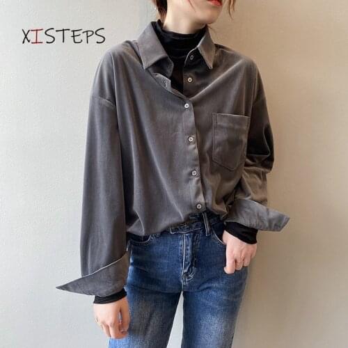 XISTEPS Women's Corduroy Shirts