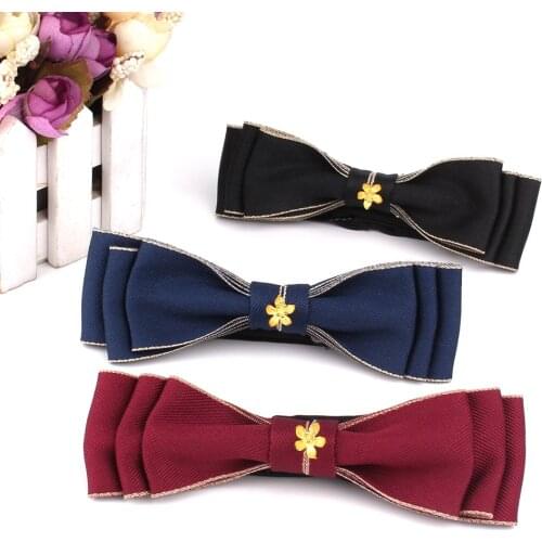 Ladies Bowtie For Groom Fashion Solid Bow tie For Men Women Black Bowknot Adult Wedding Bow Ties Cravats Red Groomsmen Bowties