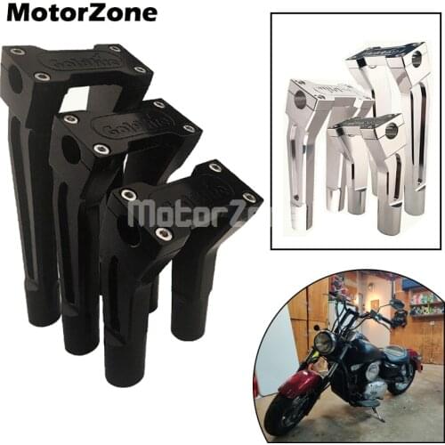1inch 1" Kickback Pull-back Motorcycle Handlebar Risers For Harley Honda Yamaha Suzuki Kawasaki KTM BMW Ducati