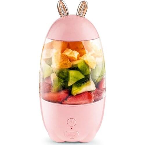 330ml Portable Mini USB Rechargeable Electric Juicer Bottle Fruit Blender Mixer