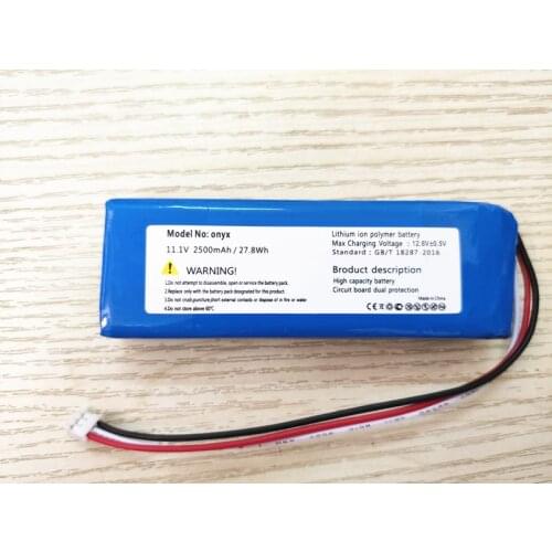 Battery for JBL Harman Kardon Onyx Player Li-Ion Lithium Rechargeable Bateria Pack Replacement 11.1V 2500mAh PR-633496
