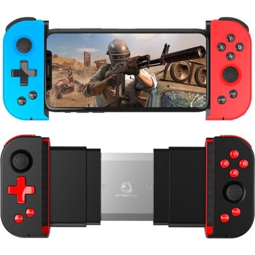 X6 PRO Wireless Telescopic Bluatooth Game Controller 3.5-6.5in Gamepad Joystick For Elite Peace King Glory Touch Screen Games