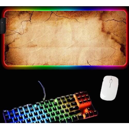 Large standard big mouse pad anime RGB large gaming accessories office desk mat LED home XXL natural rubber carpet mat 40x90cm