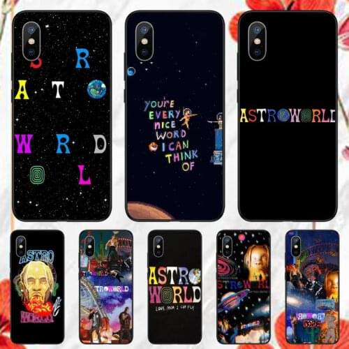 Travis Scott Astroworld Phone Case for iPhone 11 12 pro XS MAX 8 7 6 6S Plus X 5S SE 2020 XR mini Funda