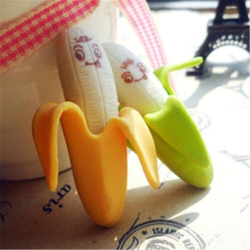 DL SY12 Korean version of stationery students beautiful and creative expression of banana eraser 2 clothes Stationery