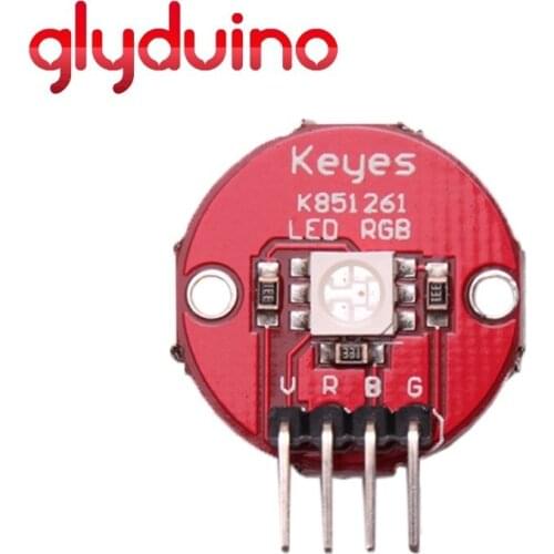 Glyduino XD-39B Full-Colors LED Module Electronic Building Blocks 5050 SMD LED RGB Module For 51/AVR/AVR/ARM