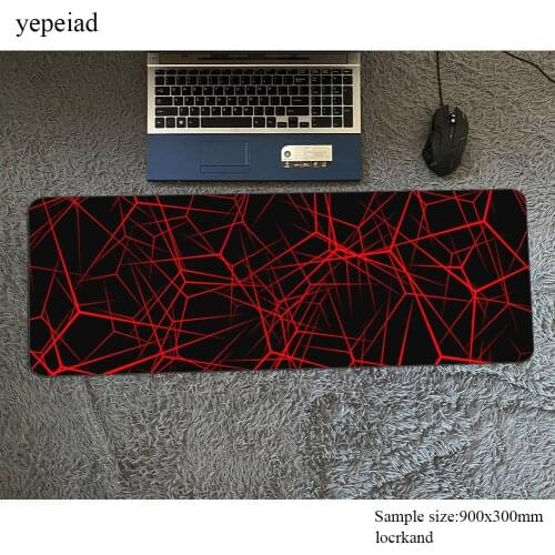 Art lattice padmouse 3d gaming mousepad game 900x300x4mm large mouse pad gamer computer desk pc mat notbook mousemat