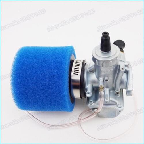 Molkt 26mm Carburetor Carb & Blue 45mm Air Filter For 125cc 140cc 150cc Lifan YX CRF50 Pit Dirt Bike Motorcycle Motocross