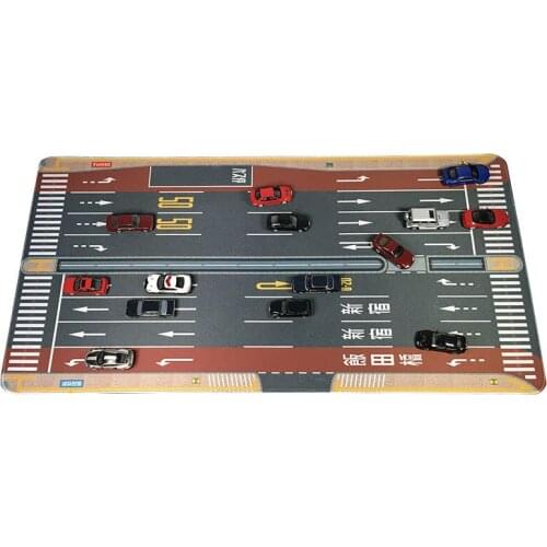 80CM 1:64 Scale Underground Garage Large Parking Lot Mat for Car Model Vehicle Static Simulation Model Display Mat Mouse Pad