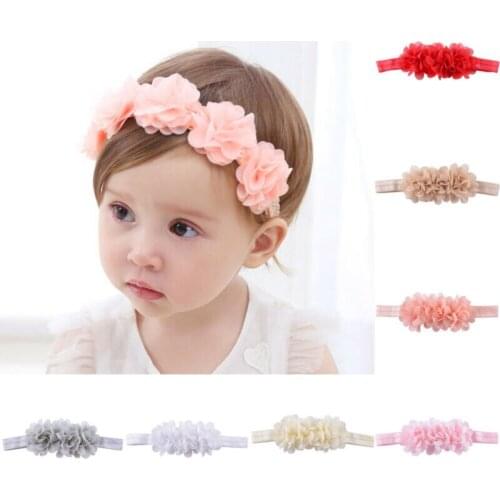 Cute Baby Girl Toddler Lace Flower Hair Band Headwear Kids Headband Accessories