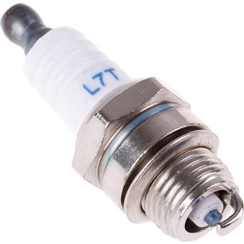 Motorcycle 1PCS L7T Chainsaw Spare Parts Brush Cutter Spark Plug For 2 Stroke Strimmer Chainsaw Lawnmower Trimmer Cutter Tool