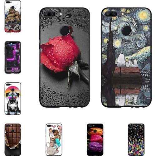 Soft TPU Case For Huawei Honor 9 Lite Case Silicone Ultra Thin Printing Back Cover for Huawei Honor 9 Lite 9lite Phone Case