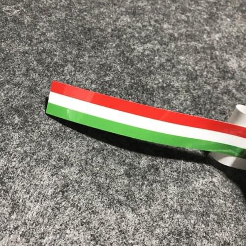 NO.S044 Car Interior Stripe Stickers Car Steering Wheel Return Sign Stickers and Decals Italy German Style Color