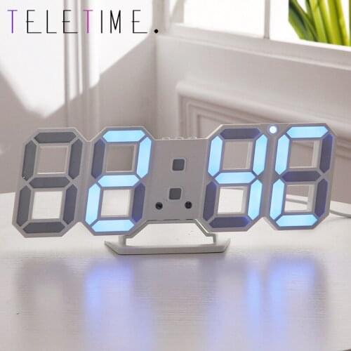 New Digital Alarm Clocks Wall Clocks Hanging Watch Snooze Table Clocks Calendar Thermometer Electronic Clock Digital Clocks