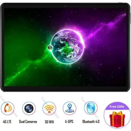 2020 Android 9.0 Pie 10 inch Octa core Tablet 3G 4G LTE Rear pixel 8MP 1920*1200 Resolution 64GB ROM Phone Call планшетный ПК